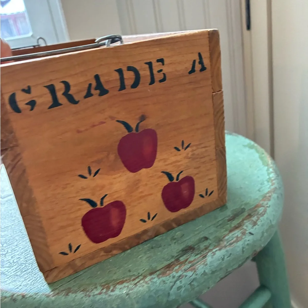 Wooden Apple Crate